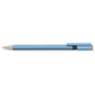 A horizontal, clean product shot of the STAEDTLER Triplus Micro 0.5mm mechanical pencil. The light blue pen feature silver tip, and white grid lines and branding.