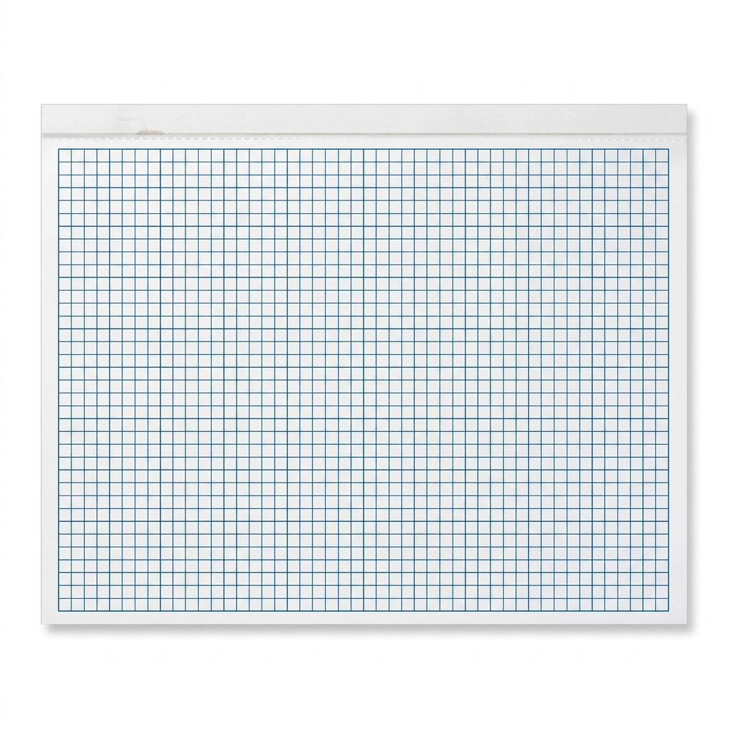 STAEDTLER Paper Bond 4x4 Grid Pad, 17x22 Inch, 50 Sheets - Premium Hero Shot of MPN: 937-1722P402
