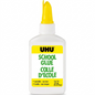 A pure, high-resolution hero image of the UHU School Glue bottle against a white background.