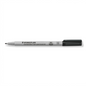 A high-resolution, centered image of a STAEDTLER Lumocolor non-permanent medium black marker on a pure white background. The marker is clearly identified with the STAEDTLER brand, "Lumocolor non-permanent" text, and the point size indicator.