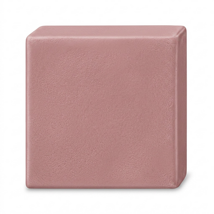 A high-resolution product shot of a block of STAEDTLER Fimo Professional Modelling Clay in Dusty Pink, showcasing its matte finish and 57g (2 oz) size against a pure white background.