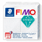 STAEDTLER FIMO Effect modelling clay in Galaxy White, 57g bar in a clear retail package, shown in high-resolution hero shot.