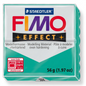 STAEDTLER FIMO Effect Jade Green 56g polymer clay block for baking, showing all packaging text and weight (56g).