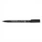 Pure, high-resolution main product image of the STAEDTLER Lumocolor permanent black fine tip marker (313-9) on a white background.