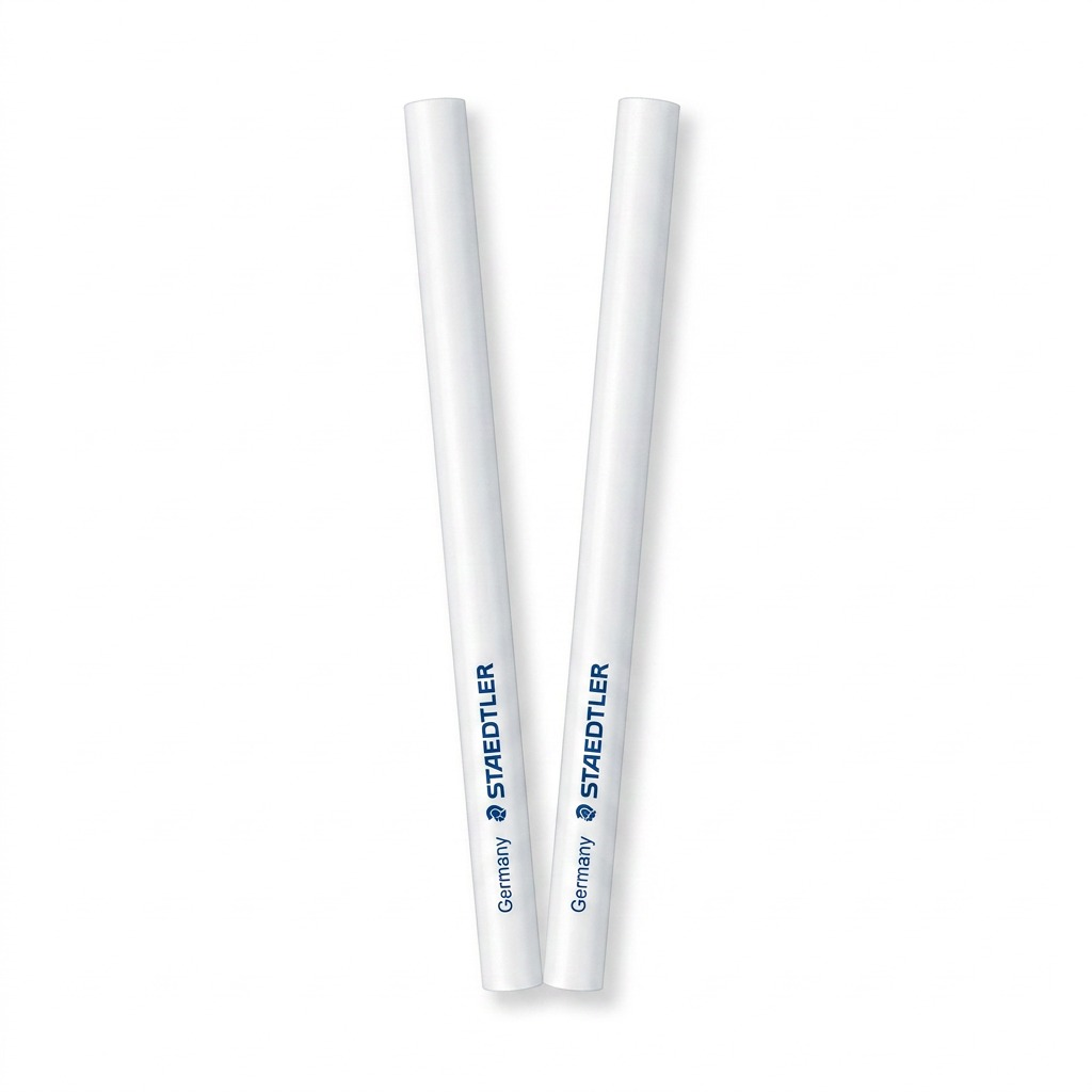 A close-up photograph of two STAEDTLER Mars plastic refill erasers from the Z2PHCUMD17UHXL3FB28Z product, with their exact branding and details visible.