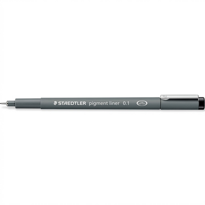 STAEDTLER Fineliner 0.1mm black (MPN: 308-01-9M, UPC: 4007817330395) canonical product image.