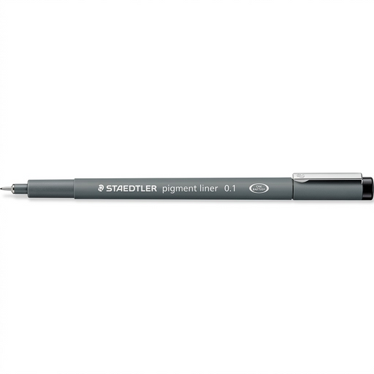 STAEDTLER Fineliner 0.1mm black (MPN: 308-01-9M, UPC: 4007817330395) canonical product image.
