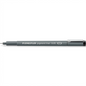 Hero photograph of a STAEDTLER pigment liner 0.05 pen on a pure white background.