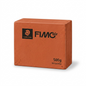 High-resolution hero shot of STAEDTLER Fimoair 500g Terracotta clay block (8100-76) against white.