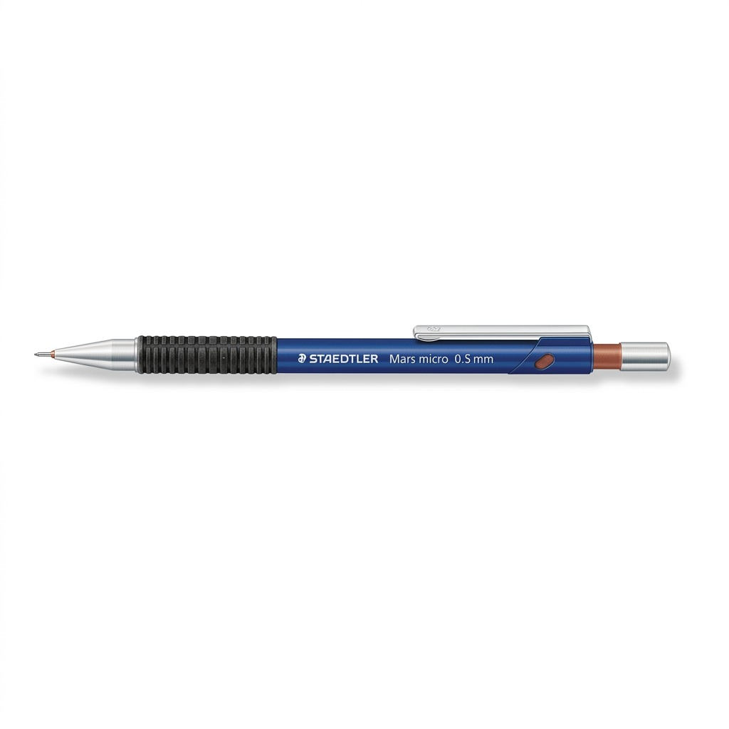 A pure high-resolution hero shot of the STAEDTLER Mars micro 0.5mm mechanical pencil.