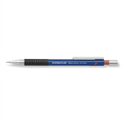 A pure high-resolution hero shot of the STAEDTLER Mars micro 0.5mm mechanical pencil.