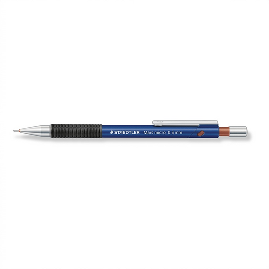 A pure high-resolution hero shot of the STAEDTLER Mars micro 0.5mm mechanical pencil.