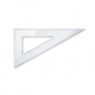STAEDTLER Clear Acrylic 10" 30/60 Set Square, centered on a pure white background.