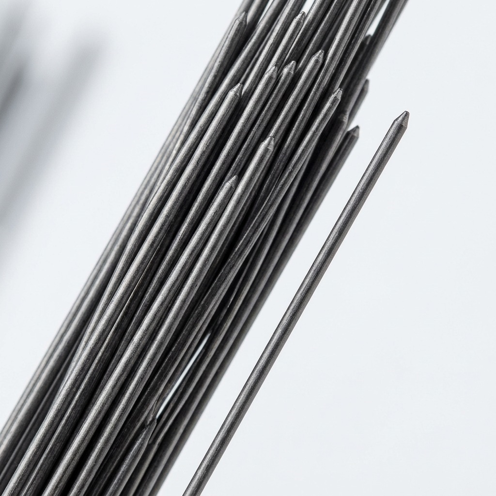 Macro detail shot of multiple 0.5mm 2H Mars micro carbon leads.