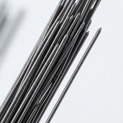 Macro detail shot of multiple 0.5mm 2H Mars micro carbon leads.