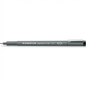 A high-resolution, centered view of the grey STAEDTLER pigment liner 0.7 pen on a clean white background.