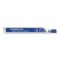 A high-resolution, centered view of a tube of Staedtler 0.7mm HB mechanical pencil leads on a pure white background.