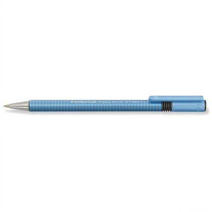High-resolution hero shot of the STAEDTLER Triplus Micro 0.7mm mechanical pencil against white.