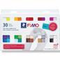 STAEDTLER Fimo Soft 30 Assorted Color Pack (MPN 8023-C30) clean hero shot on white.