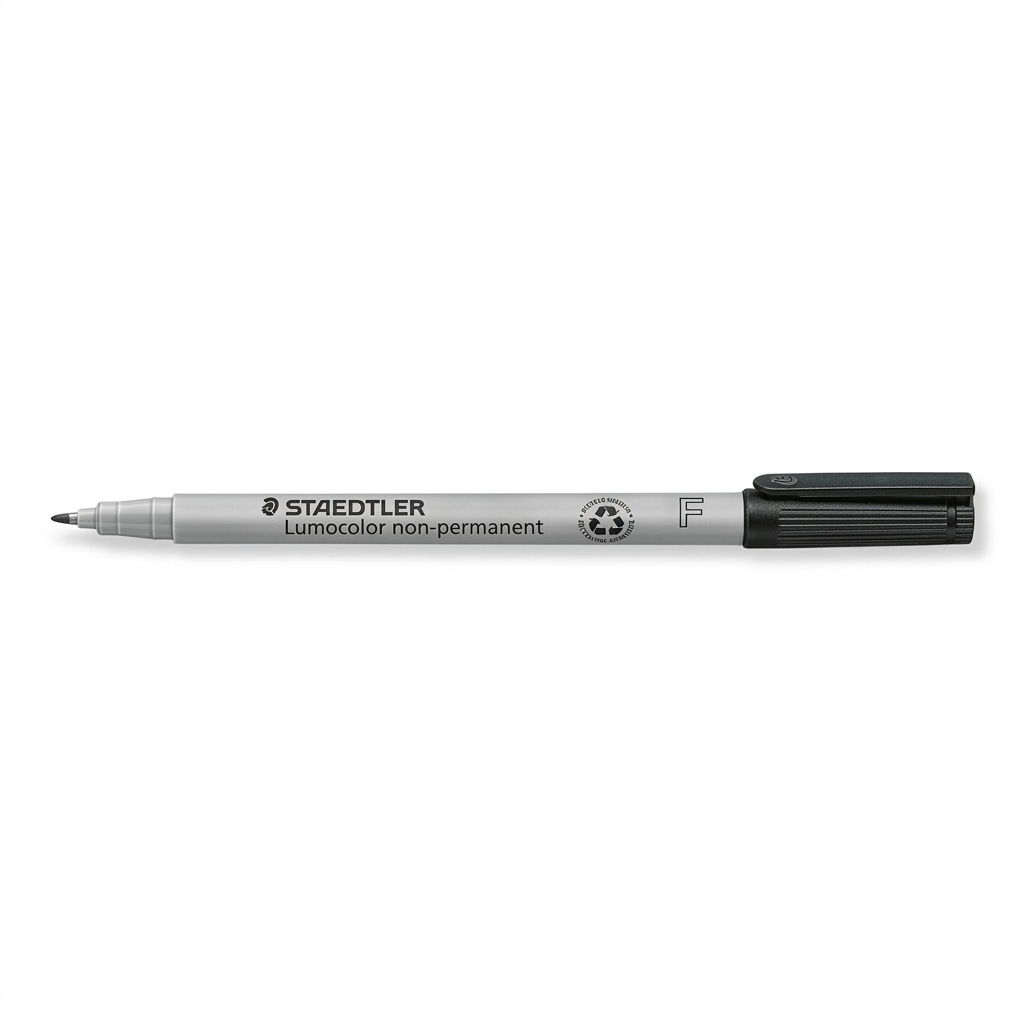 A high-resolution product shot of the STAEDTLER Lumocolor non-permanent marker (316-9), centered on a pure white background.