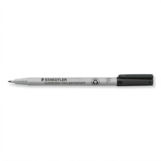 A high-resolution product shot of the STAEDTLER Lumocolor non-permanent marker (316-9), centered on a pure white background.