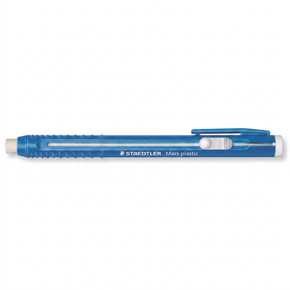 High-resolution hero shot of the STAEDTLER Mars plastic stick eraser, centered on a pure white background.