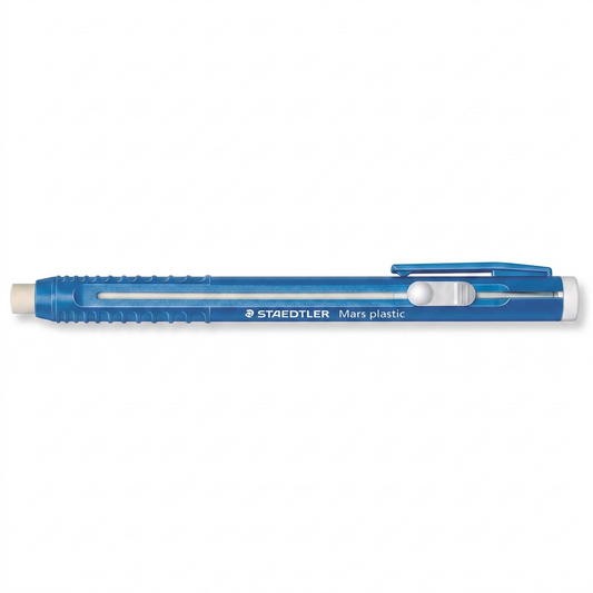 High-resolution hero shot of the STAEDTLER Mars plastic stick eraser, centered on a pure white background.