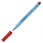 High-resolution hero shot of the STAEDTLER Lumocolor 305-F-2-03 correctable marker, open and angled with the red cap below.