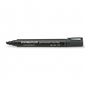 A pure, high-resolution hero shot of one STAEDTLER Lumocolor permanent marker on a white background.