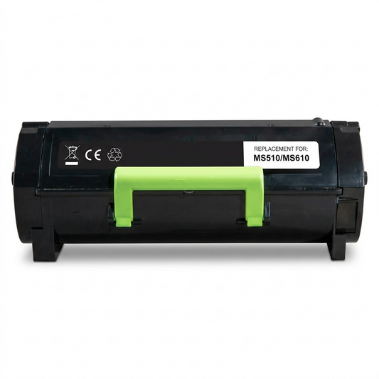 A pure high-resolution hero shot of the Static Control Lexmark Compliant toner cartridge against a white background.