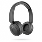 Pure, centered product photograph of Wicked Audio Hum 500x matte black over-ear headphones on a white background.