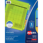 11900 PLASTIC DIVIDERS, 5 TAB, 1 SET, MULTICOLOUR