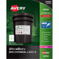 Avery Laser Ultraduty Industrial Labels 4¾" x 7¾", Permanent, White, 50 sheets/box, 100 labels/box