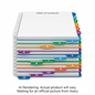 11843 READY INDEX ARCHED TABS LASER/INKJET CONTEMPORARY, 1-1