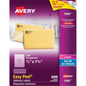 7668 CLEAR EASY PEEL, 1 3/4" X 2/3", PERMANENT, 10 SHEETS/EN