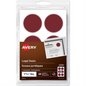 2354 Avery® Legal Seals Handwrite, 1-15/16" Diameter  Red / Permanent