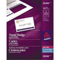 NAME BADGE LABELS, CARD REFILLS 3 1/2" X 2 1/4", 50 SHE