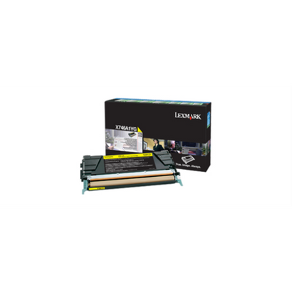 Lexmark X746,748 Yellow Return Program 7K Toner Cartridge