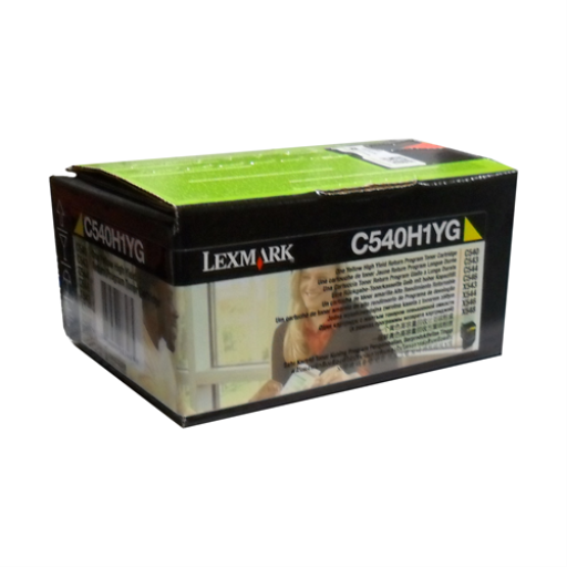 Lexmark C54x,X54x Yellow Return Program 2K Toner Cartridge