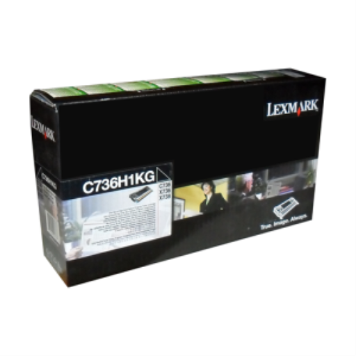 Lexmark C/X736,X738 Black Return Program 12K Toner Cartridge