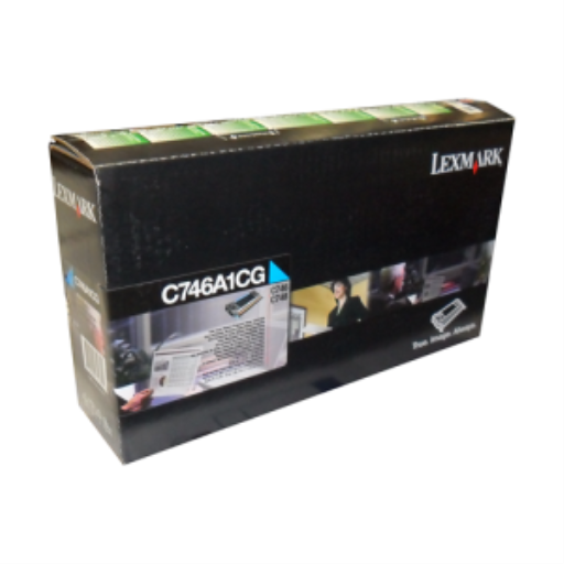 Lexmark C746,748 Cyan Return Program 7K Toner Cartridge