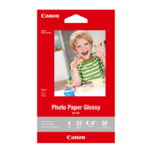 GP-701 4" x 6" Photo Paper Glossy (50 sheets/pkg)
