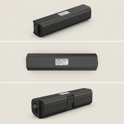 A matrix of three different views of the Canon CN4167C002 LK-72 Battery Pack, including the original and two other angles.