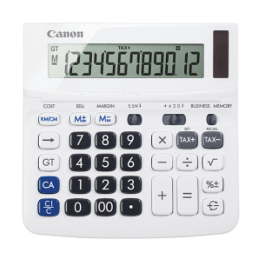 9607B001 Canon WS-220TSG White 12-digit Display