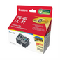 Canon PG-40/CL-41 Ink Value Pack w. 50SH Photo Paper