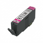 High-resolution 3D render of the Canon CLI-281XL Magenta ink cartridge, focused on product details.