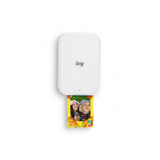 A high-resolution product photography of the Canon IVY 2 Mini Photo Printer.