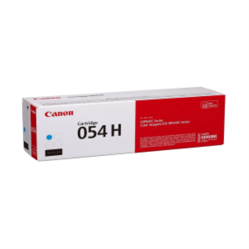 Canon 054H Cyan Cartridge, High Yield SKU 3027C001