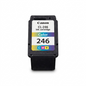 A pure, high-resolution hero shot of the Canon CL-246 ink cartridge on a white background.