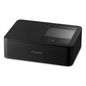 Hero shot of the black Canon SELPHY CP1500 compact photo printer, sharp, centered, on white background.